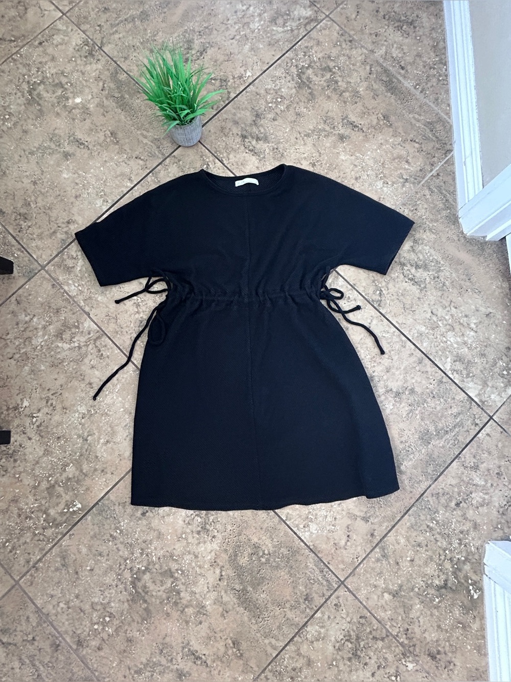 Oak & Fort black dress